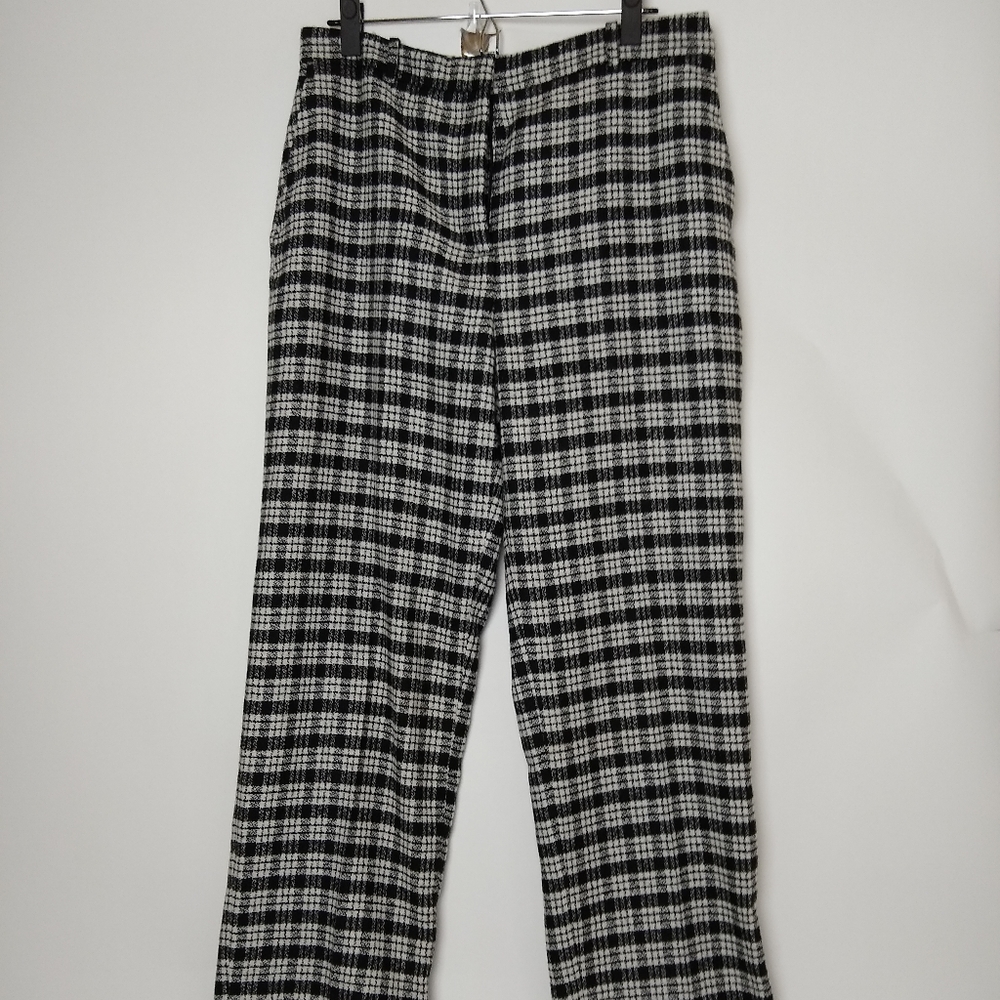 Zara plaid dress pants w/partial lining size L
